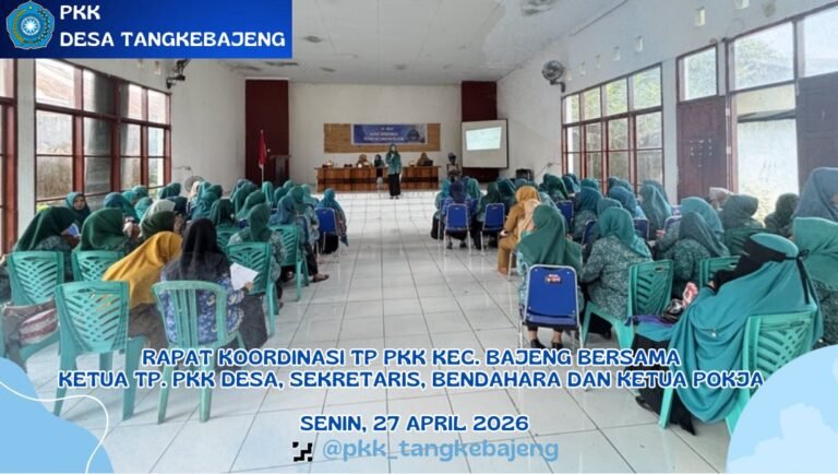 Rapat Koordinasi TP.PKK Kec. Bajeng