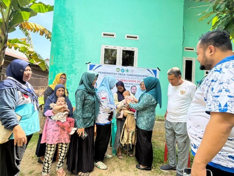 Pemerintah Desa Tangkebajeng Melaksanakan Pemberian Imunisasi Zero Dose (IZD)
