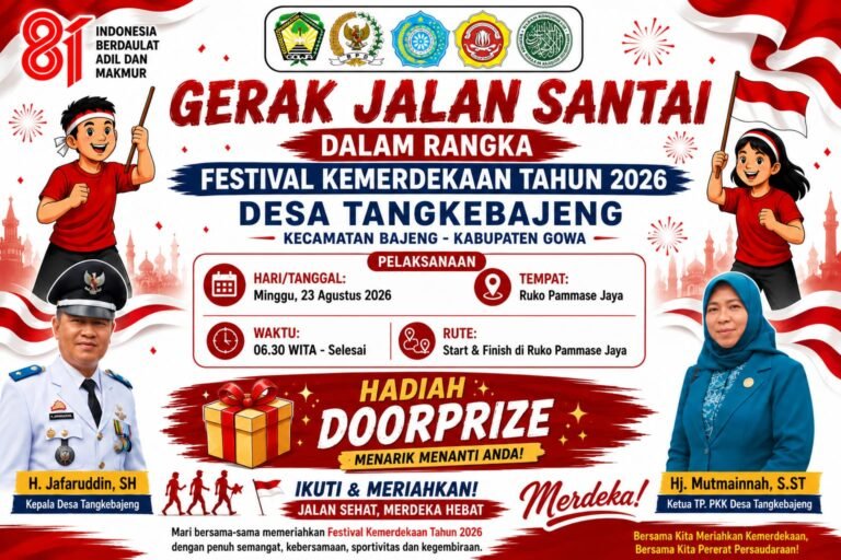 GERAK JALAN SANTAI – FESTIVAL KEMERDEKAAN TAHUN 2026